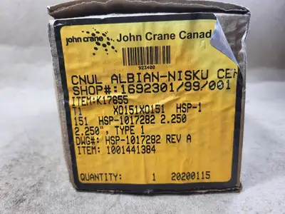 NEW 2020 JOHN CRANE TYPE 1