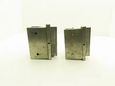 Brake Press Tool Holder Clamp With Two Holders 1/2" Tang Lot of 2