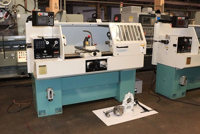 Used 2014 Southwest Ind. TRL1440 ELX, HandWheels,5C Collet,3-Jaw,Steady,5HP CNC Lathes New Jersey US | Machinery Values #1402445