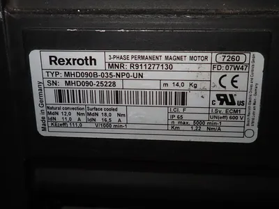 USED REXROTH MHD090B035NP0UN