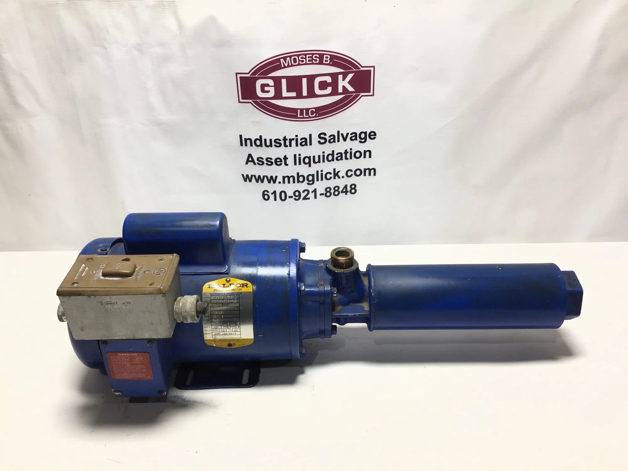 Baldor JL3513A-M15 Industrial Motor 1.5HP 1PH