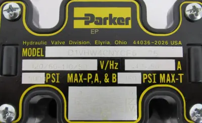 NEW PARKER D1VHW4CNYCF6 SOLENOID VALVE