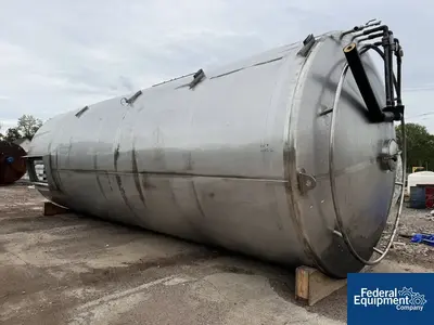 USED Quality Tank Solutions 13,500 Gal Quality Tank Solutions Steel Storage Tank, 304 S/S