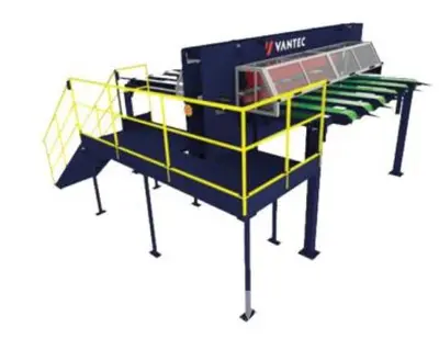 USED VANTEC TENSION BLADE ROTARTY VENEER CLIPPER