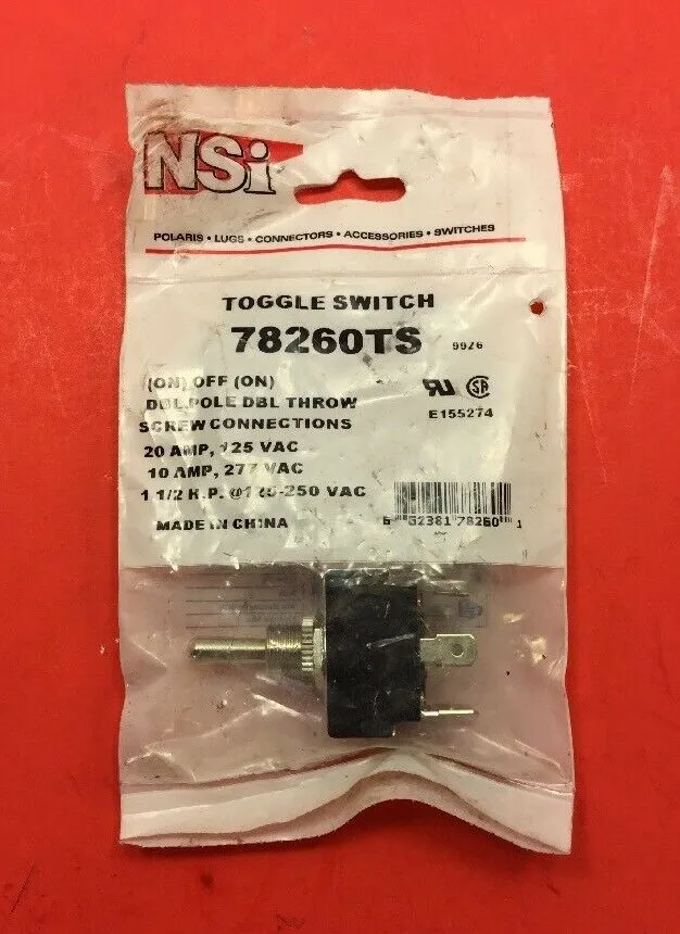New NSi Toggle Switch 78260TS 4A