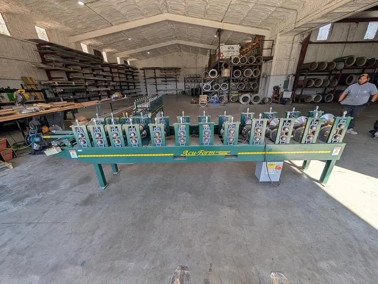 Used ACU-FORM COR-2534 RAKE/CORNER ROLL FORMER Roll Formers Texas US | IRS Auction #915882