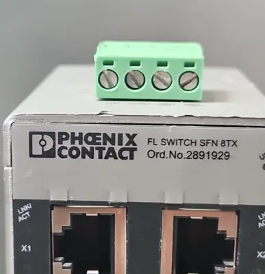Phoenix Contact FL SWITCH SFN 8TX Ethernet Switch 8-Port 2891929 (BIN3.4.5)