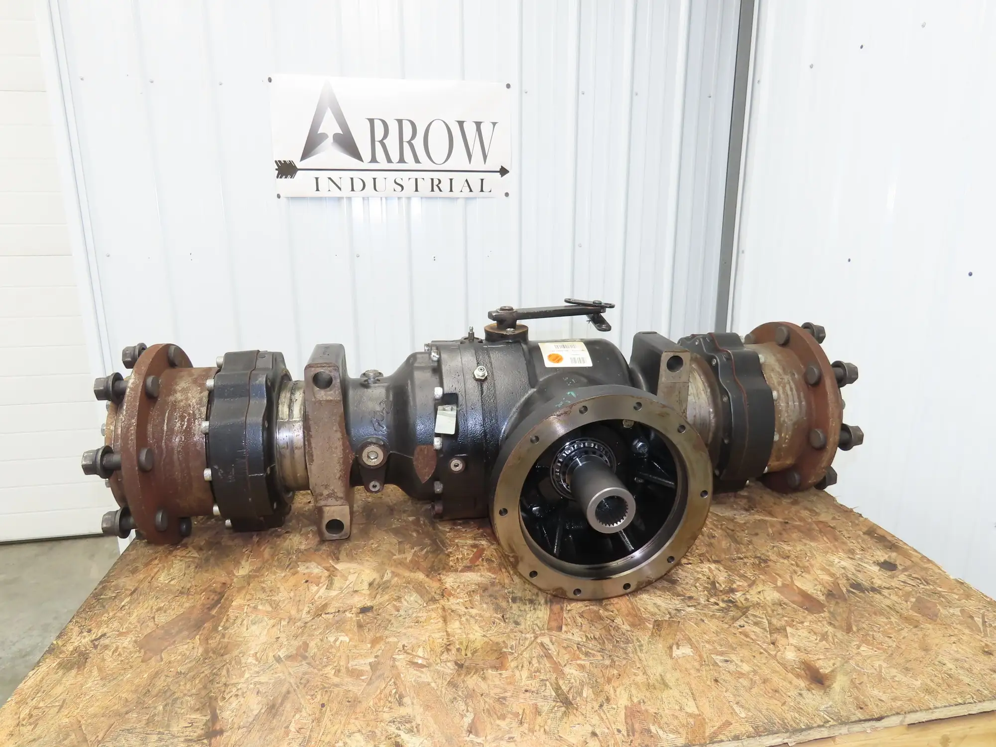 Hyster E80XN Forklift Front Dual Wheel Drive Axle Assembly 8-Lug