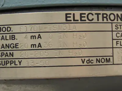 Foxboro E17DM-ISM31A Electronic Pressure Transmitter 13-50VDC 316SS W/Junction