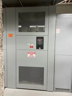 LV Double-Ended Unit Substation - 2 x 2000/3000kVA, 13.8kV Transformers w/ 600V MAGNUM DS Switchgear
