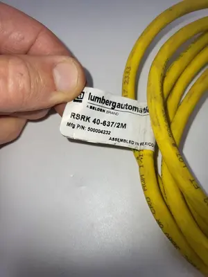 Used LUMBERG AUTOMATION LUMBERG AUTOMATION / BELDEN - 500004232 - RSRK-40-637-2M DOUBLE END CORDSET Cable & Wire | ND Industrial Surplus #1211421