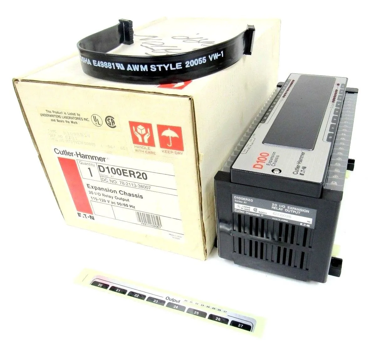 NEW CUTLER HAMMER D100ER20 EXPANSION CHASSIS