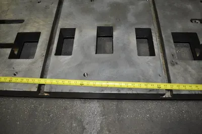 65" x 24" x 3" BOLSTER PLATE