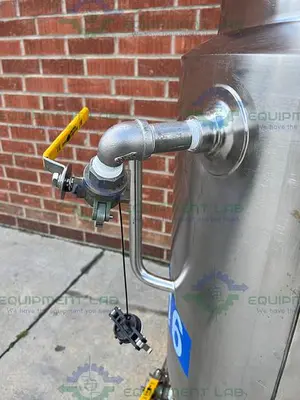 USED DCI 200 LITER STAINLESS STEEL JACKETED  REACTOR MIXING TANK