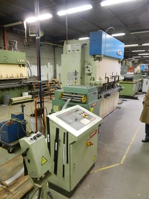 USED DIMECO DECOIL./ STRAIGHT LVD PUNCHPRESS + ROLLFORMING
