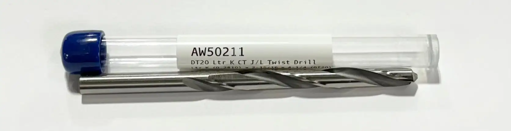 RapidKut Letter K Carbide Tipped Jobber Length Drill Bit USA Made