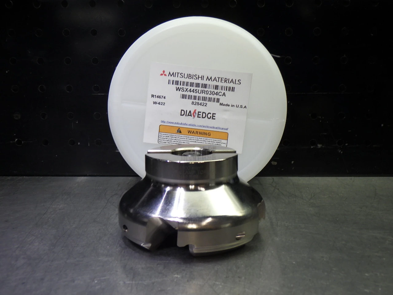 Mitsubishi 3" Coolant Thru Indexable Facemill 1" Arbor WSX445UR0304CA (LOC2825B)