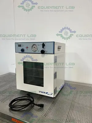 USED VWR 414004-584 VACUUM OVEN 25-200ºC, 120V W/ SHELVES