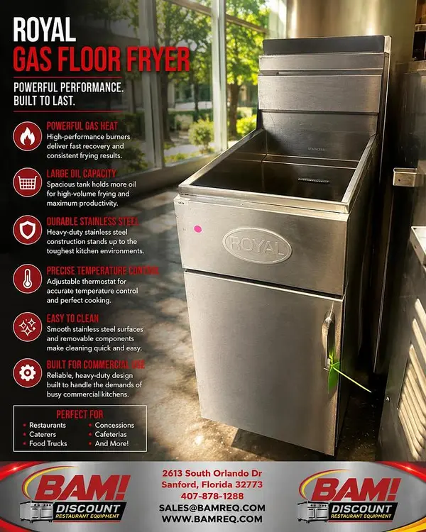 Used ROYAL _UNKNOWN_ Cookers / Coolers / Fryers Missouri US | BAM Discount Restaurant Equipment #1334594