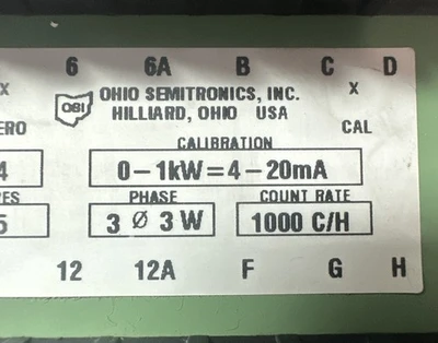 NEW Ohio Semitronics GH-004E-PY44