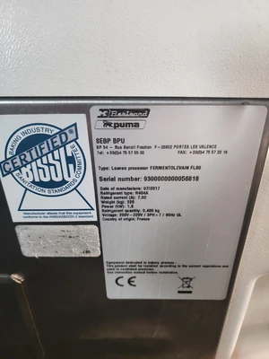 USED BERTRAND PUMA Fermentolevain
