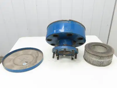 Stoddard Silencer F64-5 Flanged Filter Silencer 5" ANSI 750 CFM 5" NPT Threads