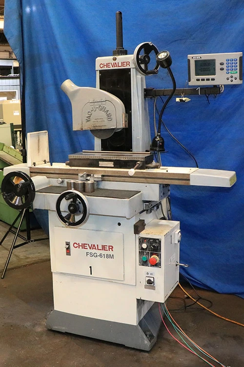 Used 2019 Chevalier FSG-618M, 2019, 2X DRO, ROLLER BEARING TABLE Reciprocating Surface Grinders New Jersey US | Machinery Values #759220