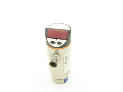 IFM PN2223 Pressure Sensor w/Display 18-32 VDC 14.5-362.5 PSI 4-Pin M12 1/4" NPT