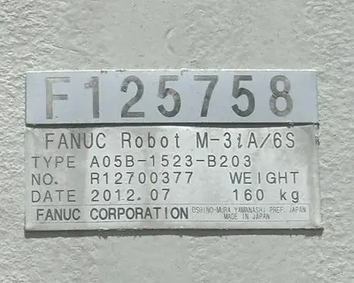 Used 2012 FANUC FANUC M3IA/6S DELTA BOT Pick & Place Machines Michigan US | RAB Industries, Inc. #184203