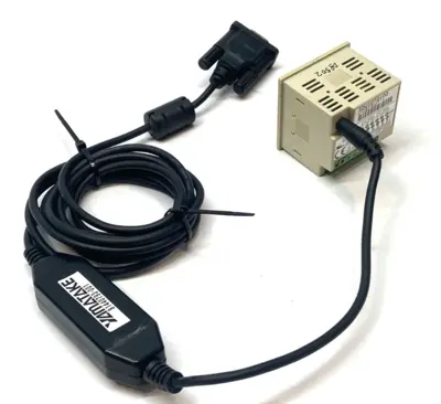 Used Yamatake Azbil Temperature Control Unit DIN Mount w/ 81440793-001 Cable PLC Temperature Modules Michigan US | Maverick Industrial Sales #1389688