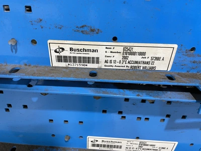 Accuglide/Buschman 2002/2001 Roller Conveyer set, Width: 22", Le