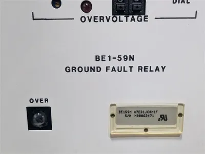 Basler Electric BE1-59N Solid State Ground Fault Relay A7ED1JC0N1F Used