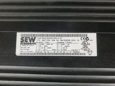 Used Sew Eurodrive MDX61B0008-5A3-4-0T Movidrive Drive Servo Drives | Palmetto Automation #1148954