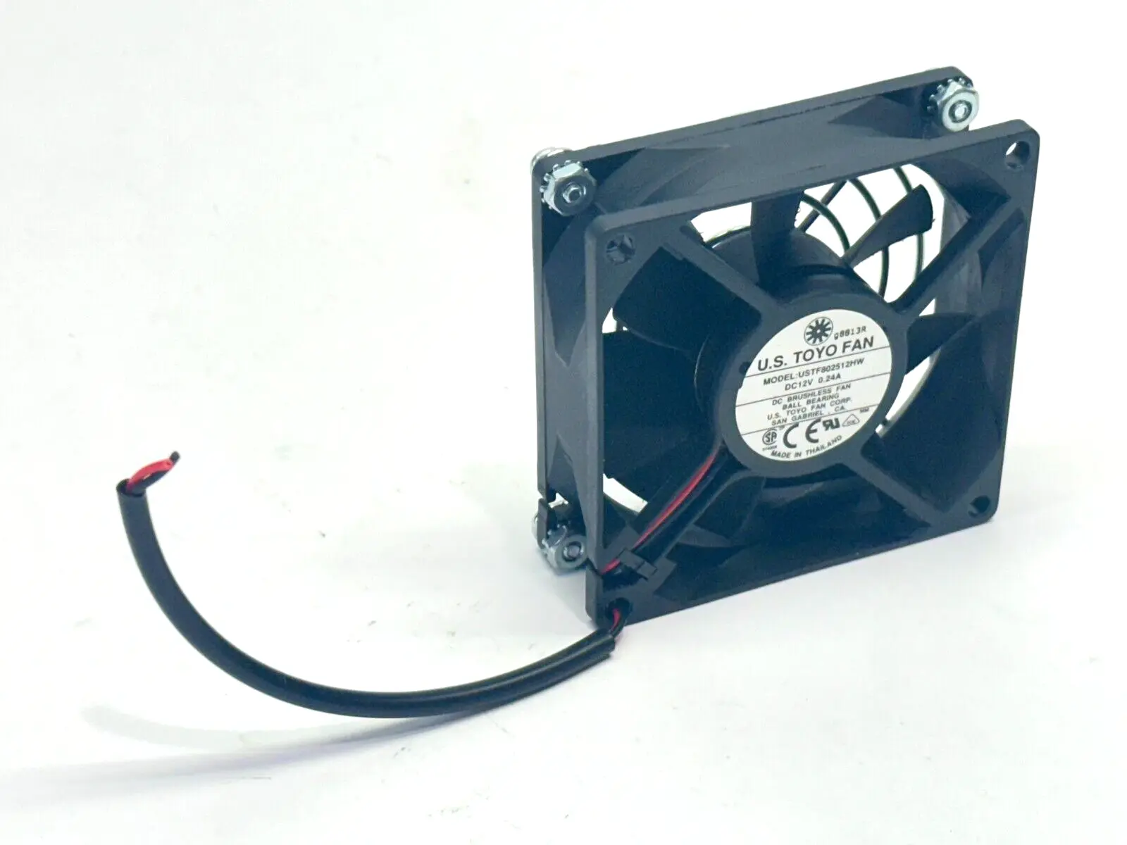 USTF802512HW | U.S. Toyo Fan  DC Brushless Fan 0.24A 12VDC - Used