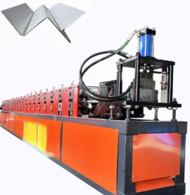 Steel Frame Purlin CZ Roll Forming Machine with Chromed Hydraulic Cutting in Wuxi, China