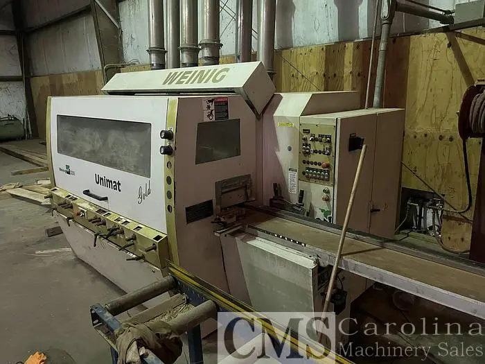 Used 2006 WEINIG UNIMAT GOLD WITH R960 GRINDER Woodworking Moulders | CAROLINA MACHINERY SALES #420903