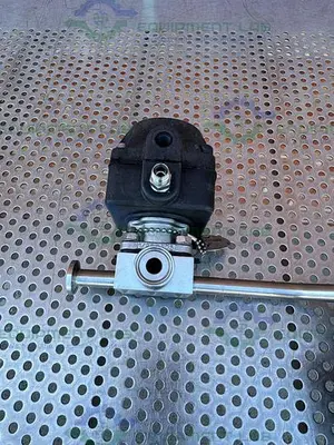 USED 3 ITT PURE FLO .5-316L- RA20MAX 4 WAY DIAPHRAGM VALVE W/ 1/2" SANITARY FITTING