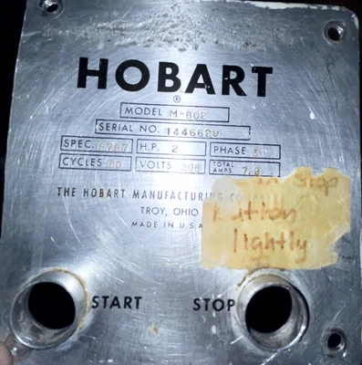 USED Hobart M-802