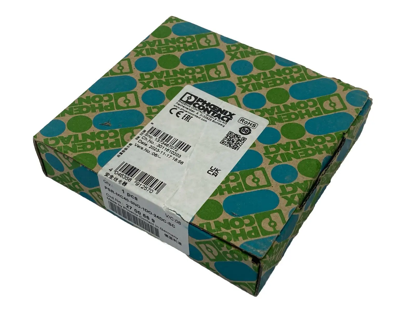 New | in-Stock Phoenix Contact PSR-MC40-3NO-1DO-24DC-SC,2700569 Relays & Switches Michigan US | Maverick Industrial Sales #1395831