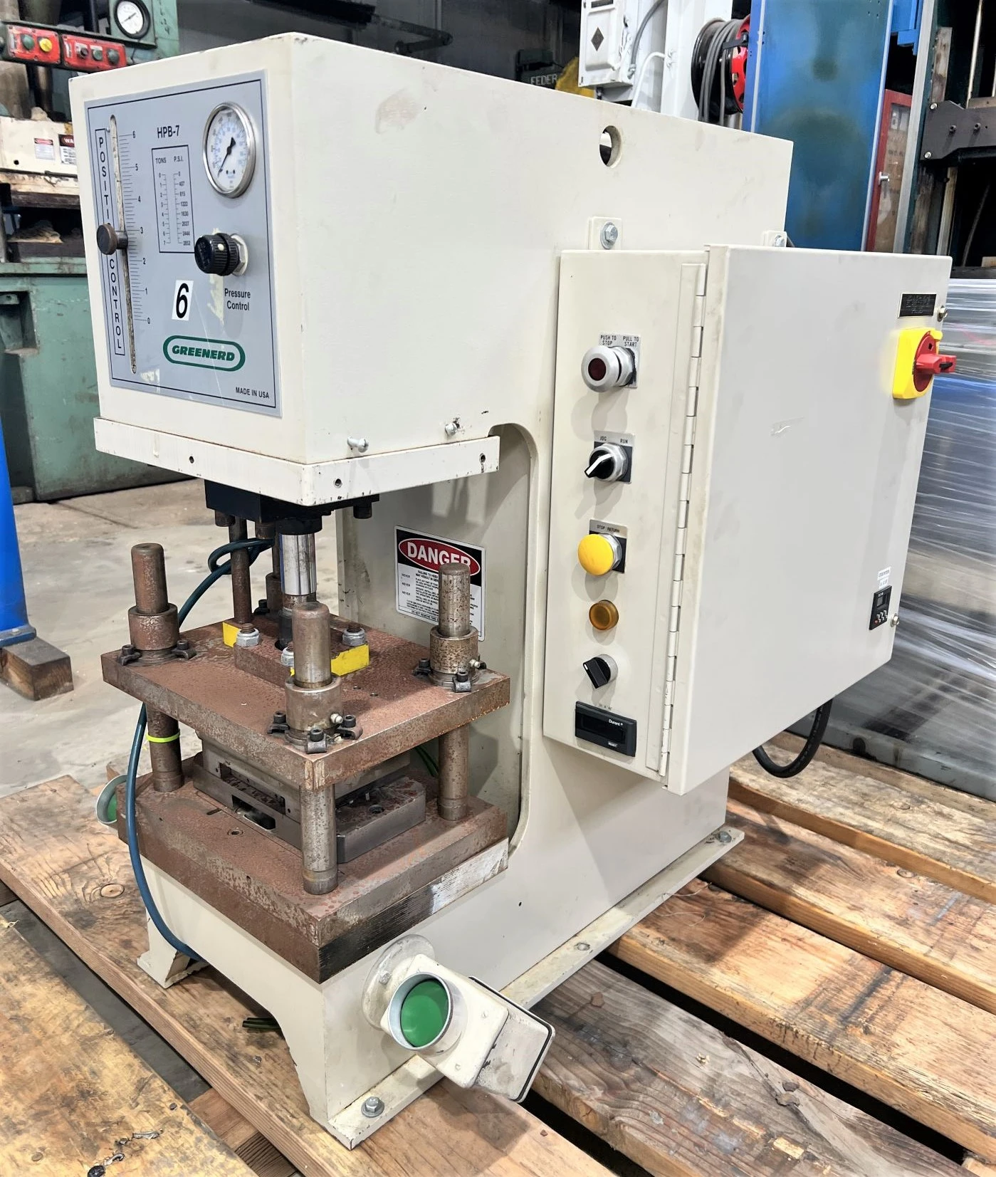 USED 1999 GREENERD PRESSES GREENERD HPB-7 PRESS