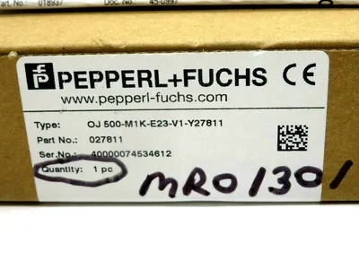 NEW PEPPERL FUCHS 027811 OJ