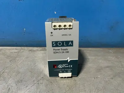 Used SOLA SDN 524100 DIN Rail Power Supplies Ohio US | HGR 24 #1357171