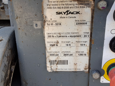 Used 2016 Skyjack SJ40T Telescopic Boom Lifts Wisconsin US | Stack Equipment #1331999