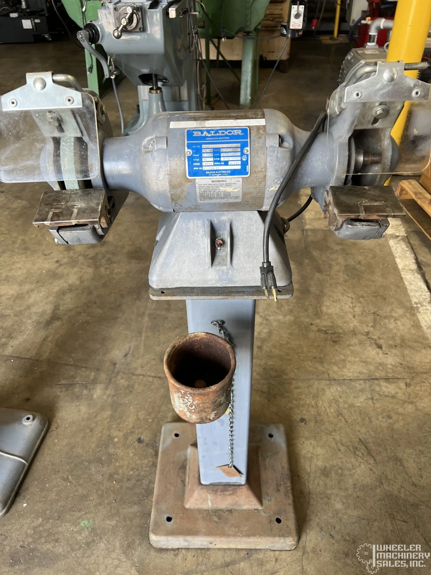 Baldor 7307 Pedestal Grinder 7" #7814 #2