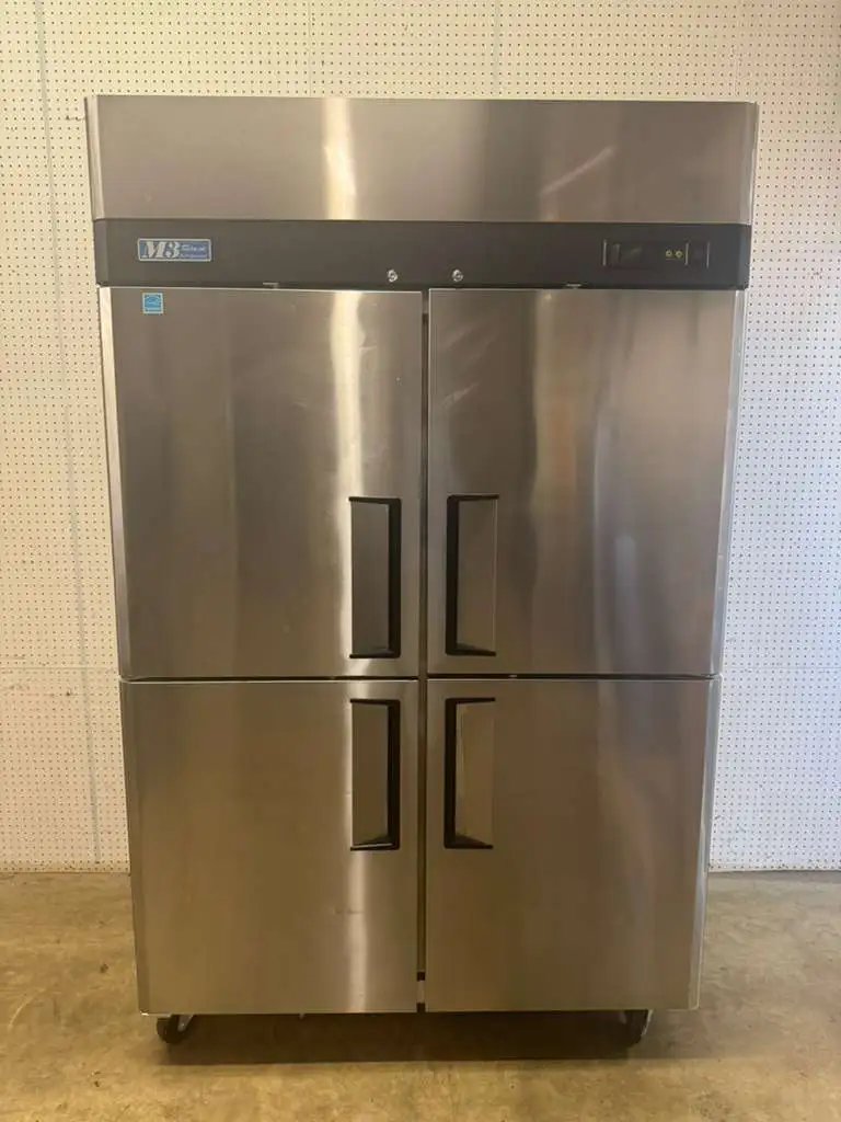 Used Turbo Air Used Turbo Air M3R47-4 52" Solid Half Door Stainless Steel Reach-In Refrigerator Refrigerators Illinois US | Falcon Restaurant Supply #1374893