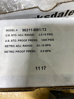 BARKDALE 96211-BB1-T2 COMPACT PRESSURE SWITCH