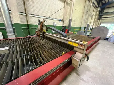 VICON MONARCH 8’X 24’ HEAVY DUTY PRECISION CNC PLASMA CUTTING SYSTEM
WITH VICON VISOFT FABRICATOR CUTTING SOFTWARE HYPERTHERM HPR130XD PLASMA POWER SUPPLY