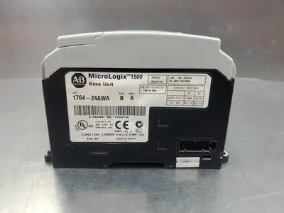 USED Allen-Bradley 1764-24AWA SerB RevA MicroLogix 1500 Base Unit Controller
