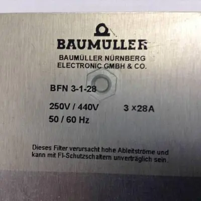 USED BAUMULLER BFN3-1-28
