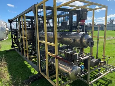 Column, 42" x 7' + 18" x 13', S/st, SRS Engineering, #S743631